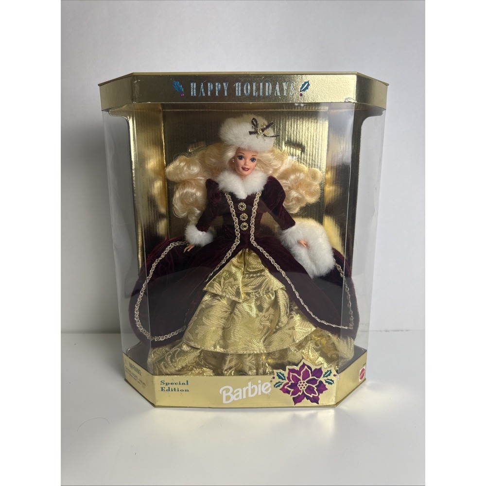 Vintage Happy Holidays Barbie 1996 New In Box - Hallmark collectable